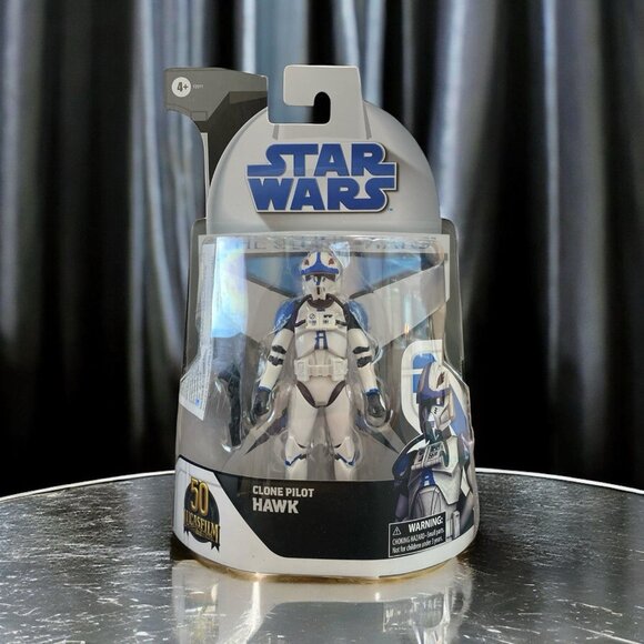 Star Wars: The Black Series - The Clone Wars Clone Pilot Hawk 50th Anniversary - Picture 1 of 2